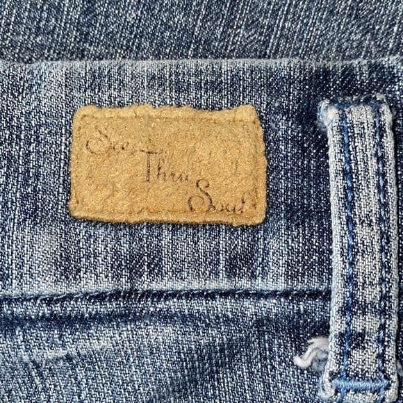 See Thru Soul Fit & Flare, Bootcut Distressed Jeans - Picture 11 of 16